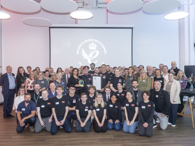 Fennex celebrates the presentation of the King’s Award for Enterprise