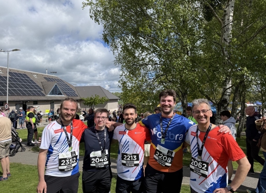 FENNEX Team Takes on Run Garioch 10K in Support of DEBRA UK