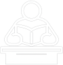 Lessons Learned White Icon